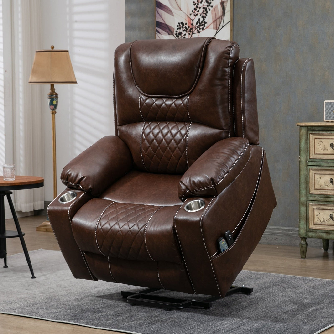 Oversized Electric Recliner Chair Elderly Power Lift Chair, 400 lbs.