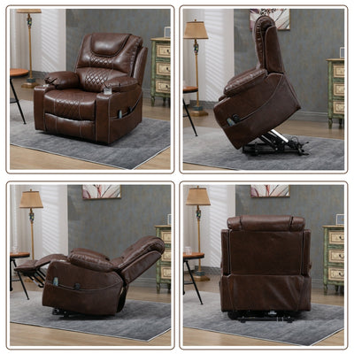 Oversized Electric Recliner Chair Elderly Power Lift Chair, 400 lbs.