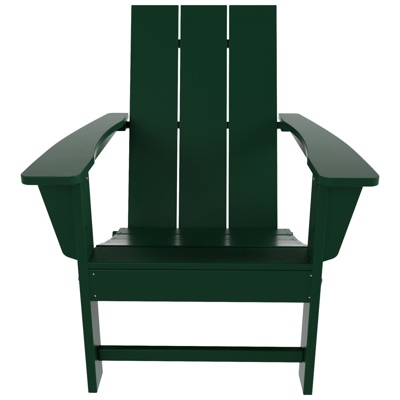 Polytrends Shoreside Modern Eco-Friendly All Weather Commercial-Residential Folding Adirondack Chair