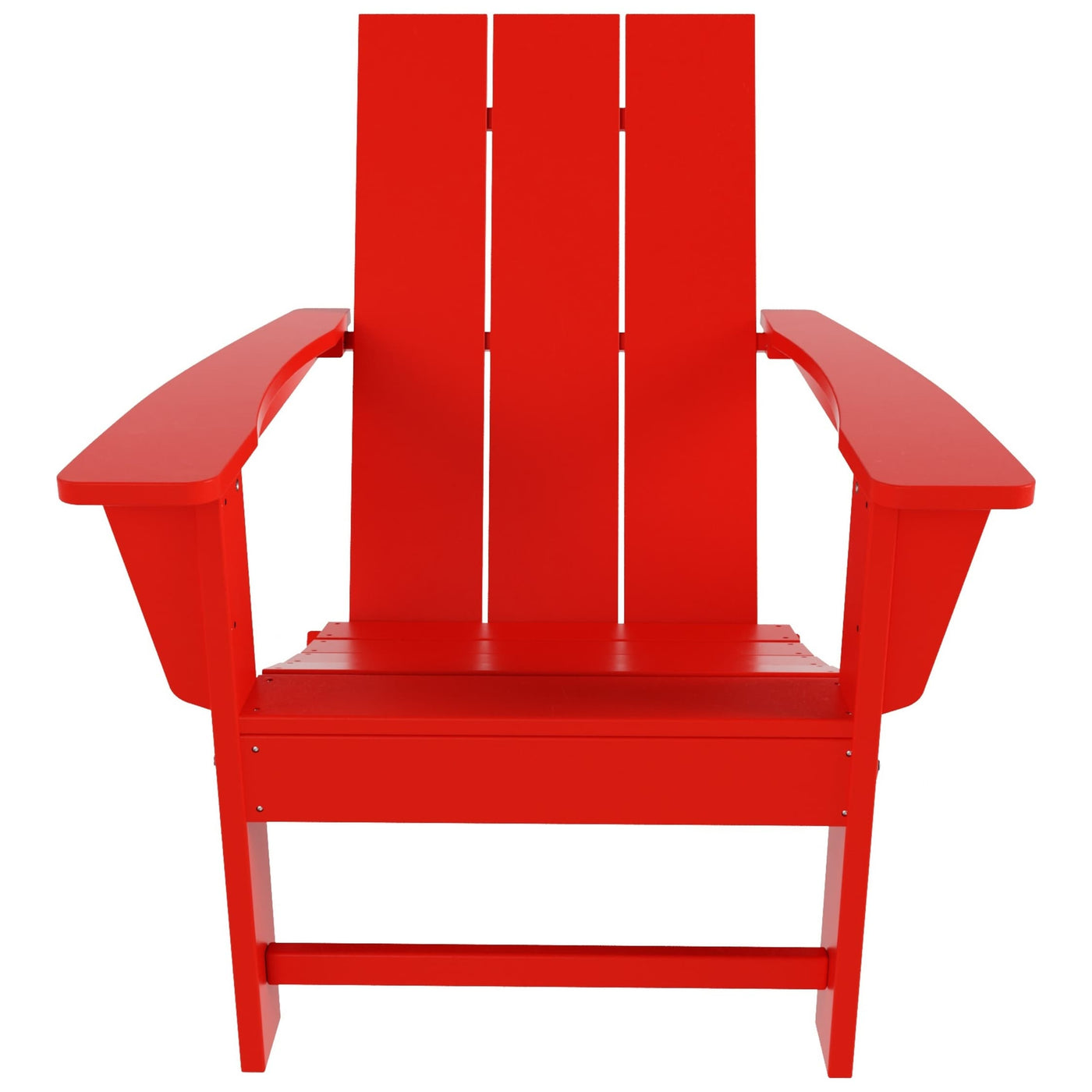 Polytrends Shoreside Modern Eco-Friendly All Weather Commercial-Residential Folding Adirondack Chair