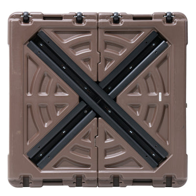 Pellebant 220 lbs Patio Cantilever Umbrella Base with Wheels - N/A