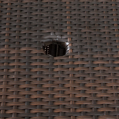 Peterson Outdoor 3-piece Wicker Bistro Set with Cushions by Christopher Knight Home