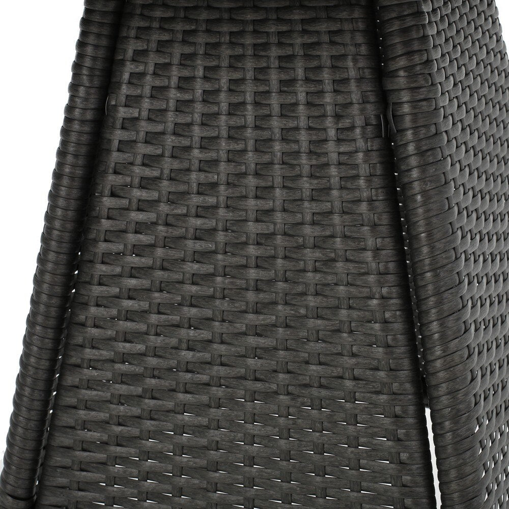 Peterson Outdoor 3-piece Wicker Bistro Set with Cushions by Christopher Knight Home