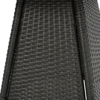 Peterson Outdoor 3-piece Wicker Bistro Set with Cushions by Christopher Knight Home