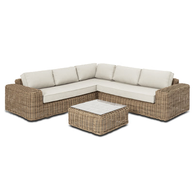 Poly & Bark Puglia Outdoor/Patio Corner Sectional Set with Coffee Table