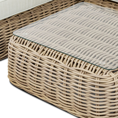 Poly & Bark Puglia Outdoor/Patio Corner Sectional Set with Coffee Table