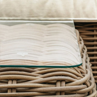 Poly & Bark Puglia Outdoor/Patio Corner Sectional Set with Coffee Table