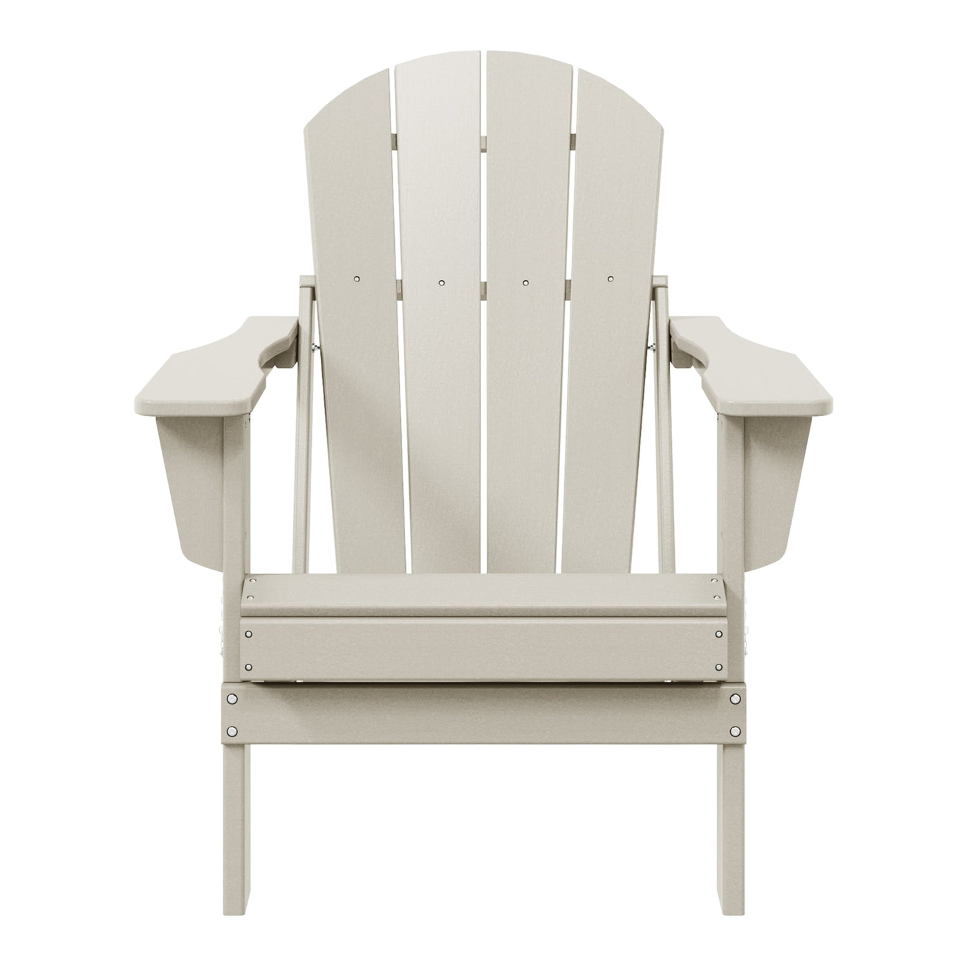 Polytrends Laguna Fade Resistant All Weather Outdoor Patio Folding Adirondack Chair