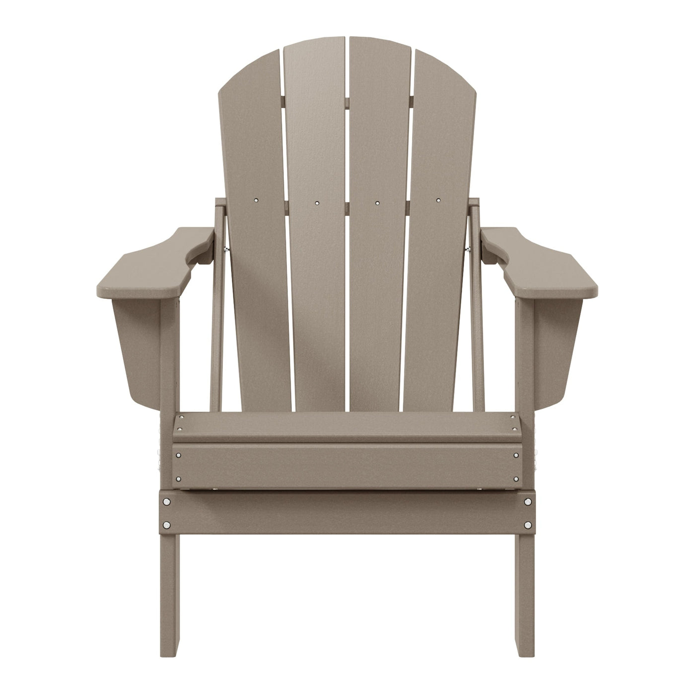 Polytrends Laguna Fade Resistant All Weather Outdoor Patio Folding Adirondack Chair