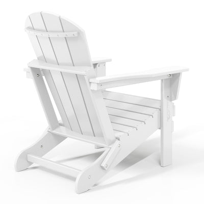 Polytrends Laguna Weather Resistant Outdoor Patio Folding Adirondack Chairs (Set of 2)