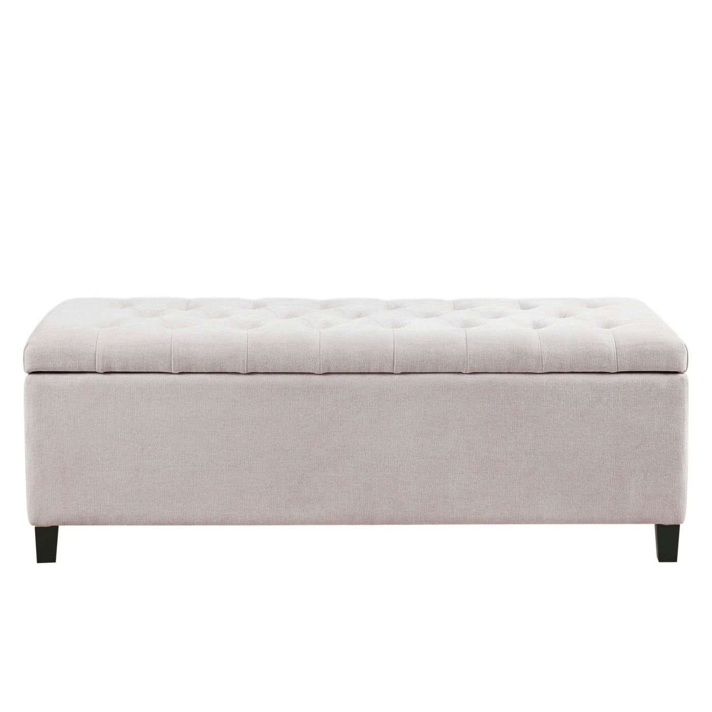 Madison Park Sasha Tufted Top Upholstered Storage Bench