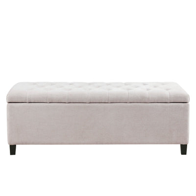 Madison Park Sasha Tufted Top Upholstered Storage Bench