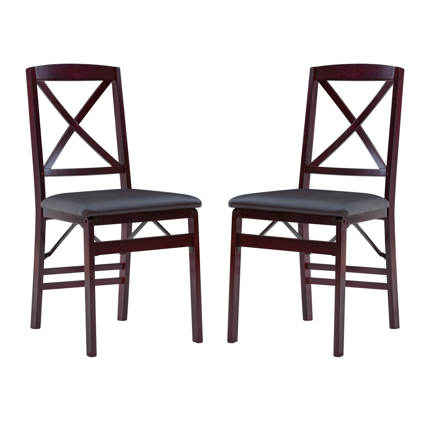 Porch & Den Espresso Folding Chair (Set of 2)