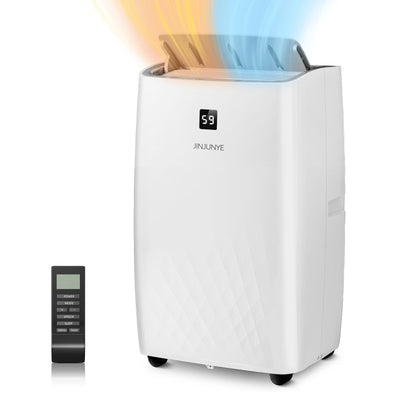 Portable Air Conditioner with Heater – 12000 BTU Cooling & 10000 BTU Heating for Rooms up to 700 Sq.Ft