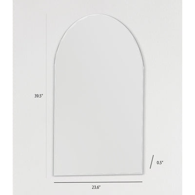 Rita Arch Modern Frameless Bathroom Vanity Mirror