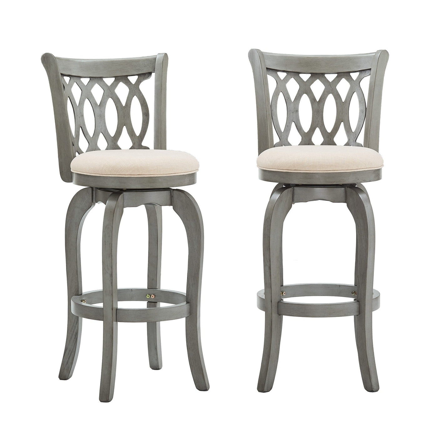 Rovinj Scroll Back Swivel Bar Stool