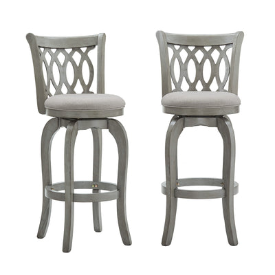 Rovinj Scroll Back Swivel Bar Stool