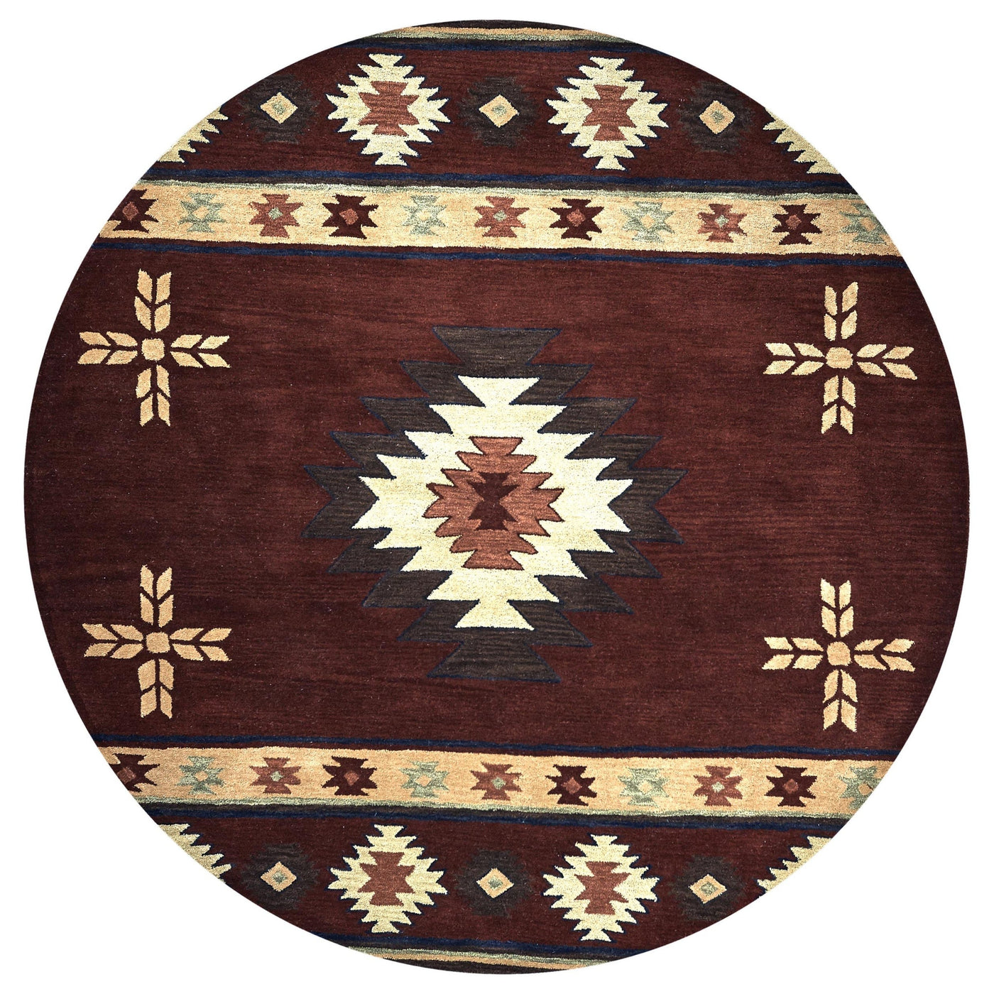 Alora Decor Ryder Southwestern Hand-tufted Wool Rug