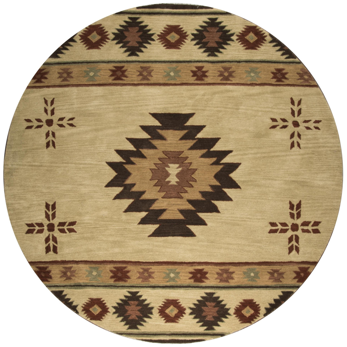 Alora Decor Ryder Southwestern Hand-tufted Wool Rug