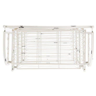 SAFAVIEH Bryn Victorian Wrought Iron 4-Tier Outdoor Bakers Rack - 25 In. W x 15 In. D x 63 In. H - 25W x 15D x 63H