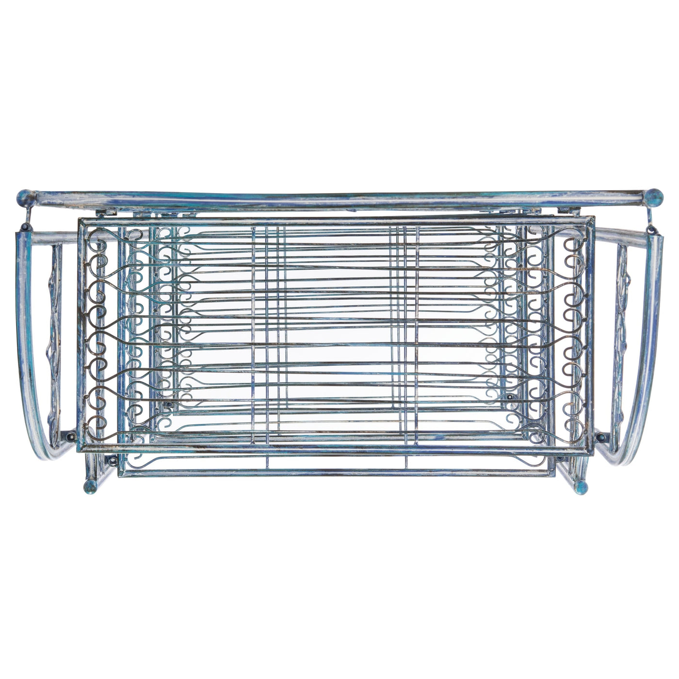 SAFAVIEH Bryn Victorian Wrought Iron 4-Tier Outdoor Bakers Rack - 25 In. W x 15 In. D x 63 In. H - 25W x 15D x 63H