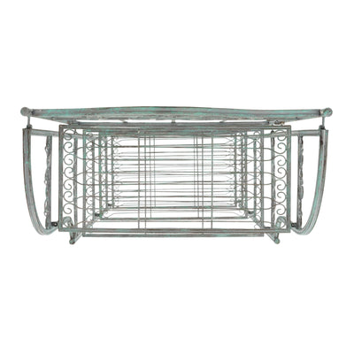 SAFAVIEH Bryn Victorian Wrought Iron 4-Tier Outdoor Bakers Rack - 25 In. W x 15 In. D x 63 In. H - 25W x 15D x 63H