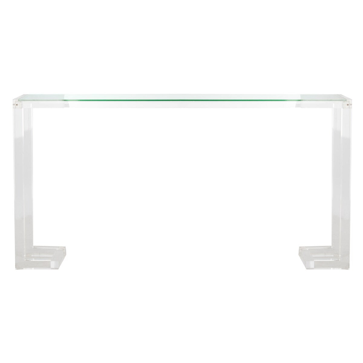 SAFAVIEH Couture Camryn Acrylic Console Table - Clear - 60 W x 10 L x 30 H - 52Wx10Dx30H