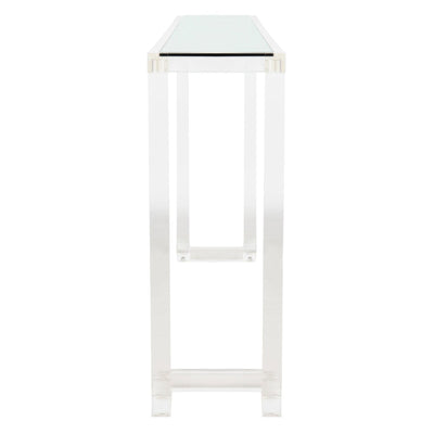 SAFAVIEH Couture Camryn Acrylic Console Table - Clear - 60 W x 10 L x 30 H - 52Wx10Dx30H