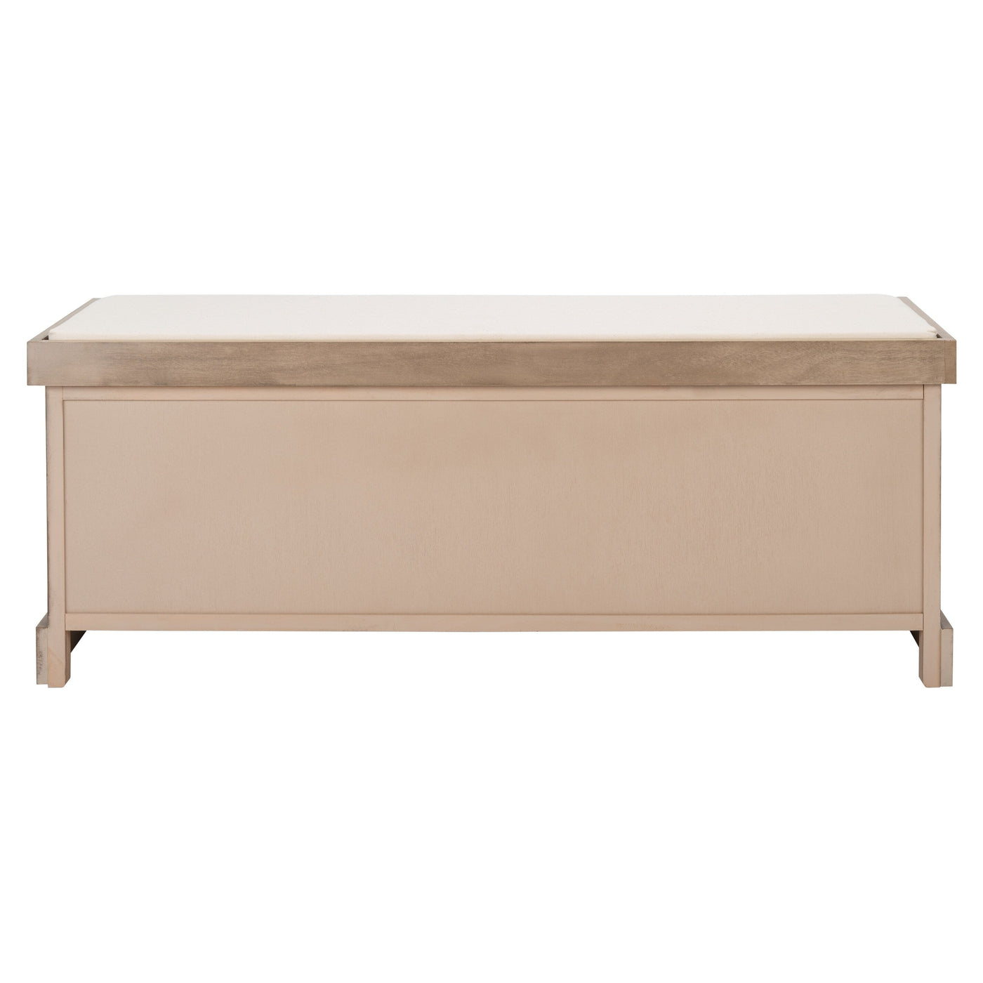 SAFAVIEH Fiorello 3-Drawer with Cushion Storage Bench - 47.3 W x 15 L x 19 H - 47Wx15Dx19H