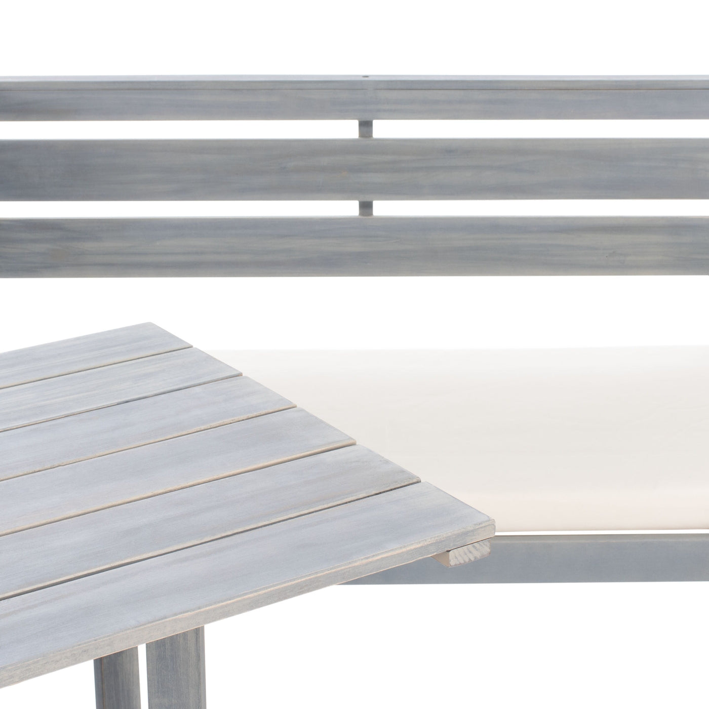 SAFAVIEH Outdoor Kenna 3-Piece Balcony Corner Lounge Set - 39Wx19Dx33H