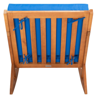 SAFAVIEH Outdoor Makaila Rocking Chair with Cushion - 26W x 31D x 38H