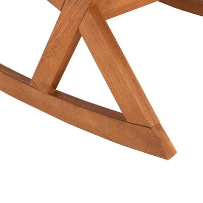 SAFAVIEH Outdoor Makaila Rocking Chair with Cushion - 26W x 31D x 38H