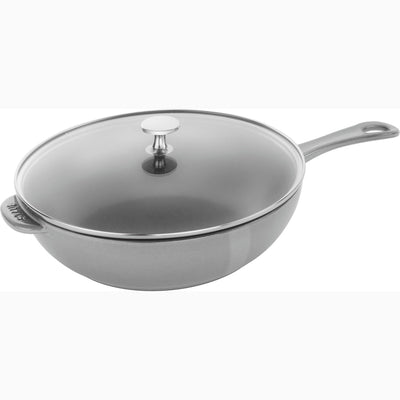 STAUB Cast Iron 2.9-qt Daily Pan with Glass Lid