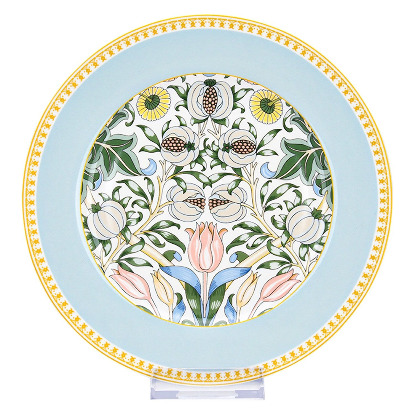 STP Goods Morris Garden Bone China Dinnerware Set of 24 for 6