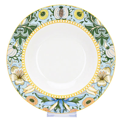 STP Goods Morris Garden Bone China Dinnerware Set of 24 for 6