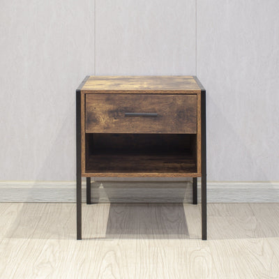 Industrial-style Nightstand (Set of 2)