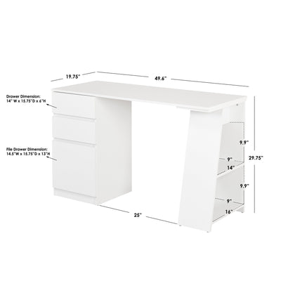 Simple Living Como Modern Writing Desk