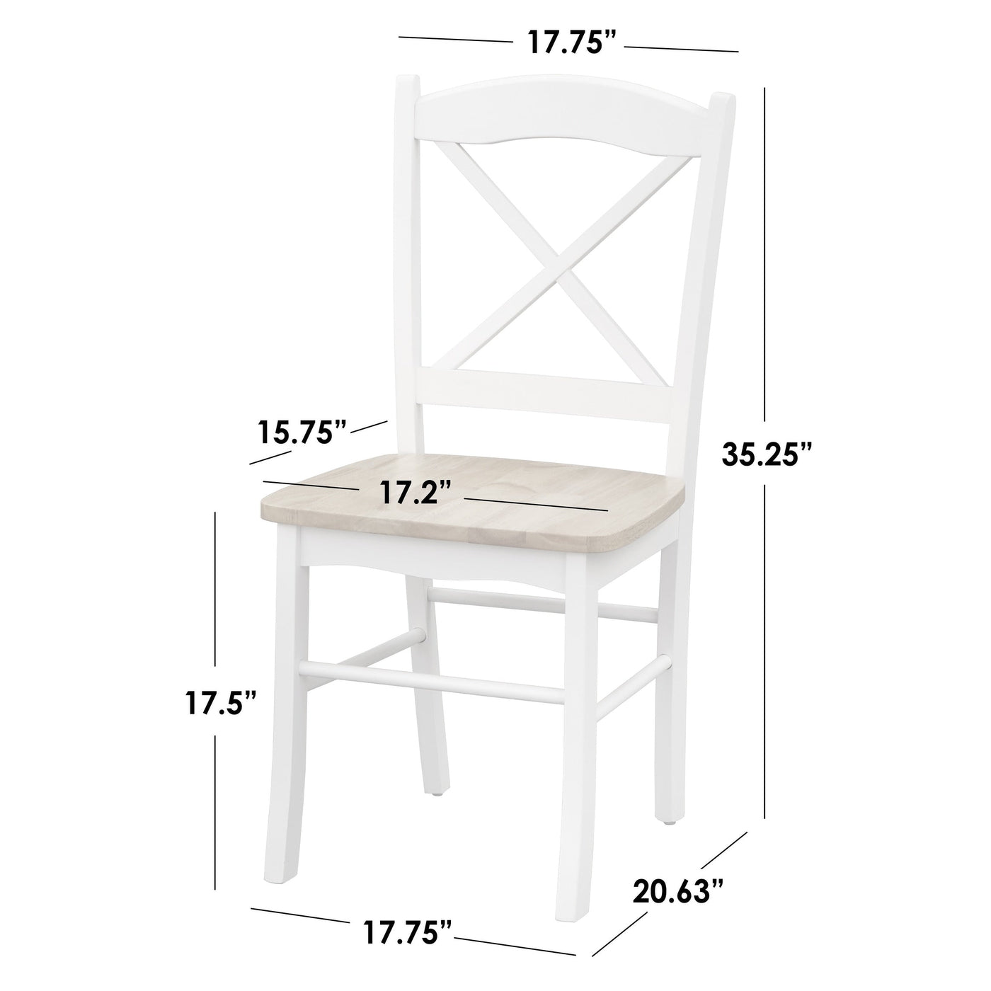 Simple Living Country Cottage Dining Chairs (Set of 2)