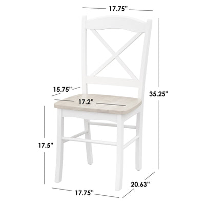 Simple Living Country Cottage Dining Chairs (Set of 2)