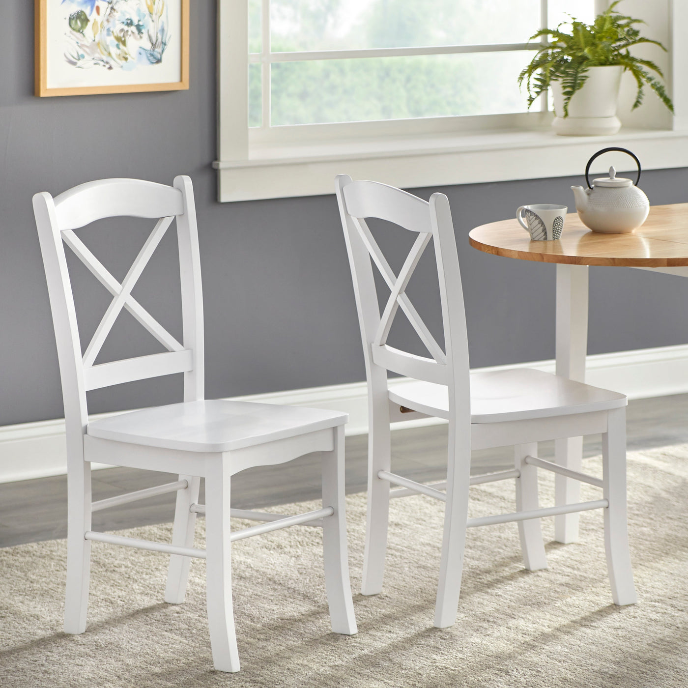 Simple Living Country Cottage Dining Chairs (Set of 2)