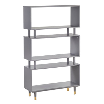 Simple Living Margo Mid-Century Modern 3-tier Bookshelf - 59.5h x 36w x 11.8d
