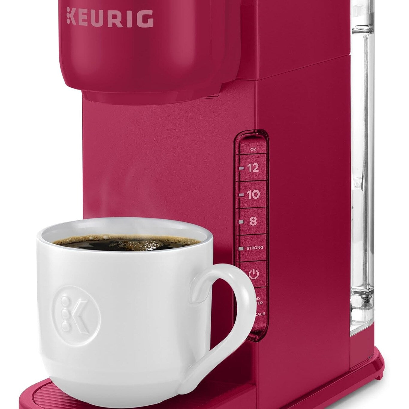 Single Serve K-Cup Coffee Maker, 3 Brew Sizes, Strong Brew, 42oz Reservoir, Island Berry