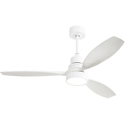Sofucor 52 Indoor Wood Ceiling Fan Light with Remote, Integrated Light Optional