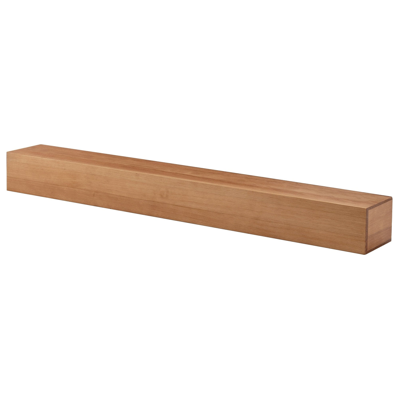 Solid Pine Wall Mounted Fireplace Mantel Floating Shelf