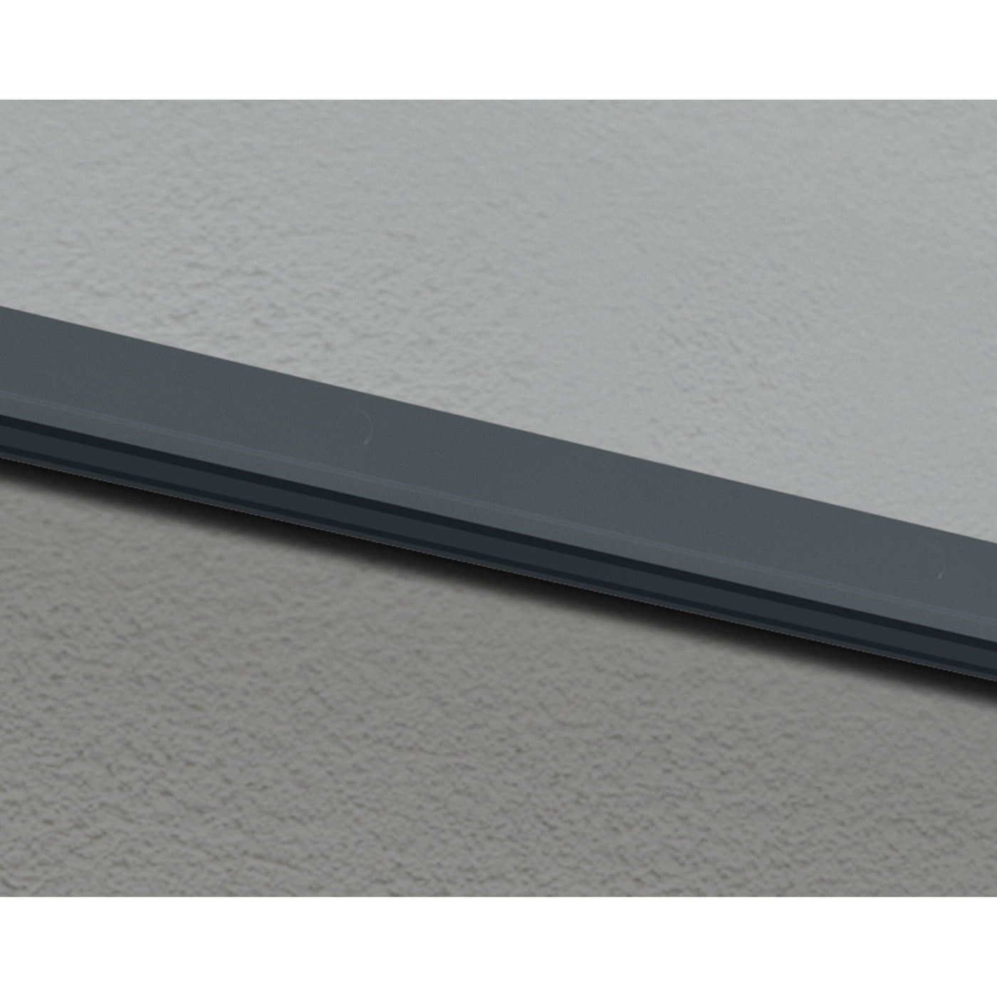 Sophia 3 ft. Grey Clear Door and Window Awning