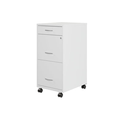 Space Solutions 18 Deep 3 Drawer Metal File Cabinet