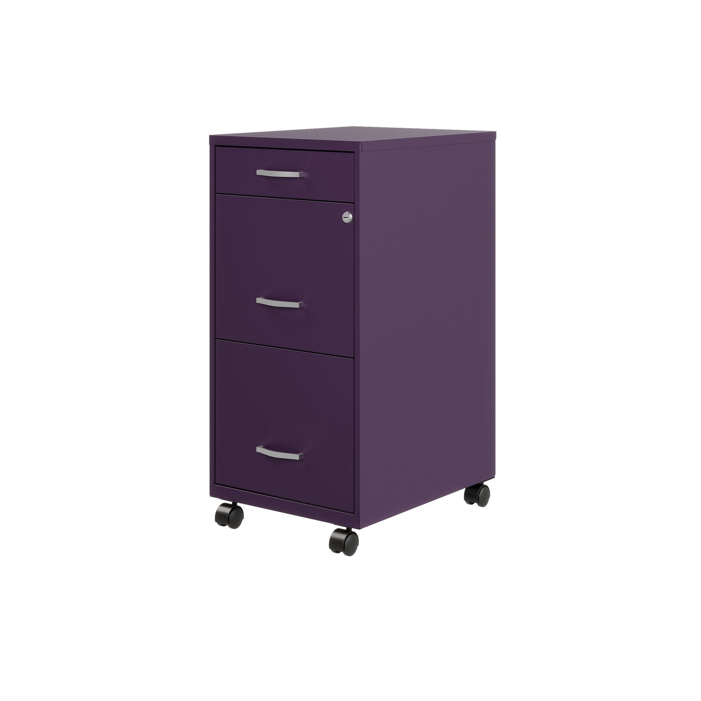 Space Solutions 18 Deep 3 Drawer Metal File Cabinet