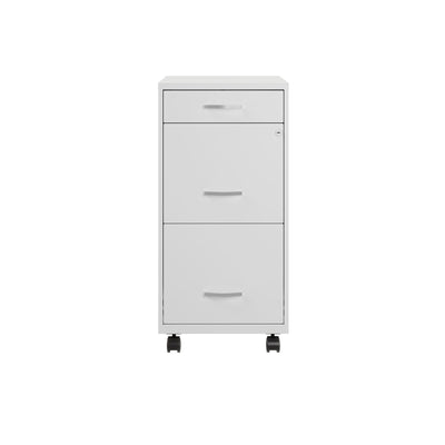 Space Solutions 18 Deep 3 Drawer Metal File Cabinet