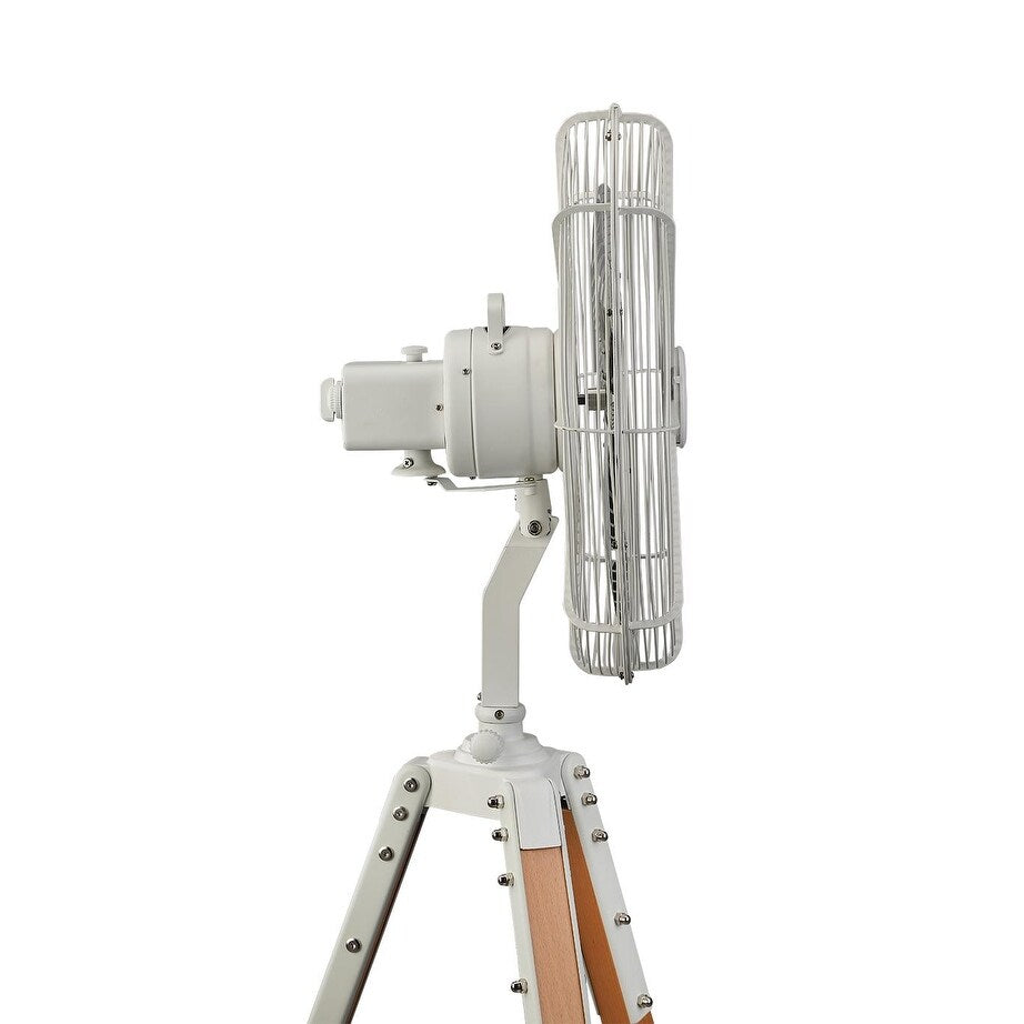Star Fans Star Tripod 16-inch Stand Fan with Wooden Legs
