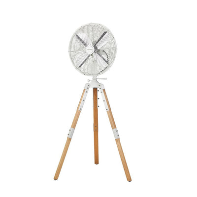 Star Fans Star Tripod 16-inch Stand Fan with Wooden Legs